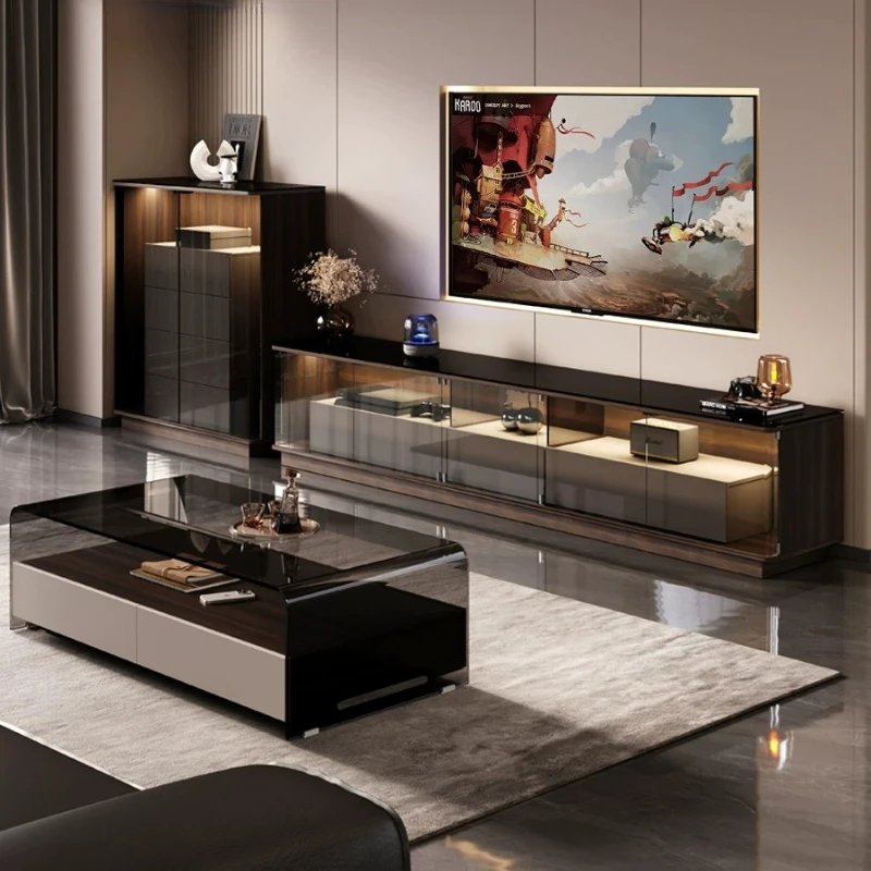 Luxury Italian TV Stand Designer Living Room Display Storage Drawer TV Cabinet Display Unit Minimalist Mueble Para Tv Furniture