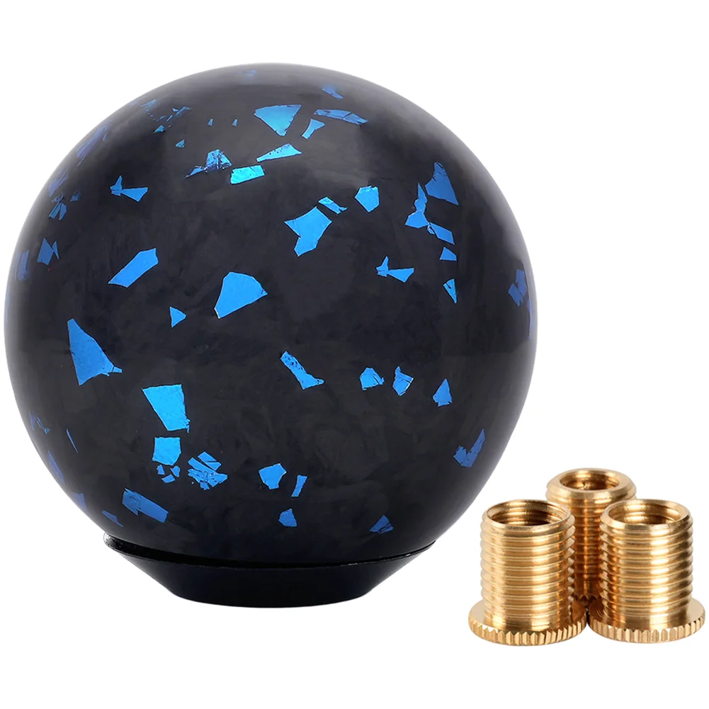Carbon Fiber Gear Shift Knob with Dual-Form Design and Aluminum Alloy Mounting Structure for Automatic Vehicles