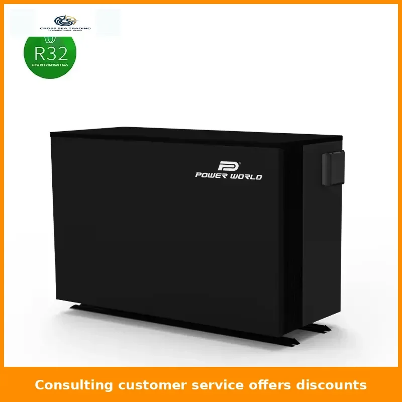 New Design Air Source Pool Heat Pump 18/22 kW Variable Frequency R32 Refrigerant with Wi-Fi Control Household Tankless