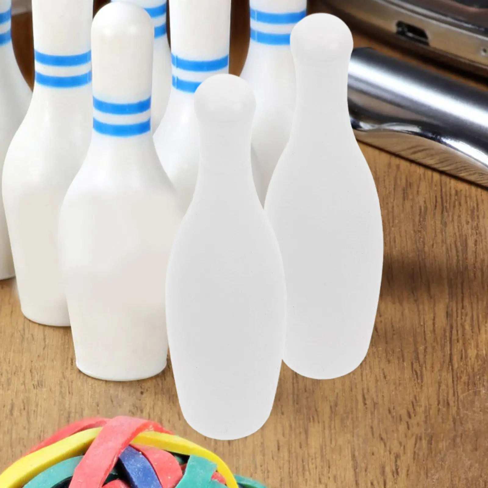 

20Pcs Mini Bowling Balls for Tabletop Bowling Game Hips Material Non Deformable Smooth Roll Indoor Party Desk Game Replacement