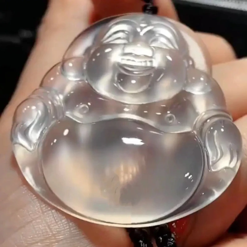 

Chalcedony Buddha Gong Pendant