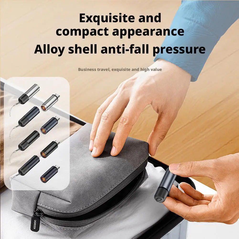 نوع C ولاعة صغيرة ضربة إلى إشعال السيارات اغلاق للسفر الجوي في الهواء الطلق لا بطارية لا لهب USB C ولاعة السجائر محول