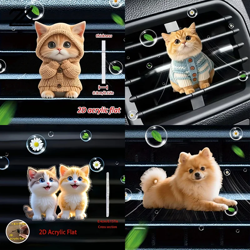 Car Interior Decoration Car Air Freshener Diffuser Car Air Outlet Perfume Clips Air Outlet Aroma Diffuser Ventilation Clip