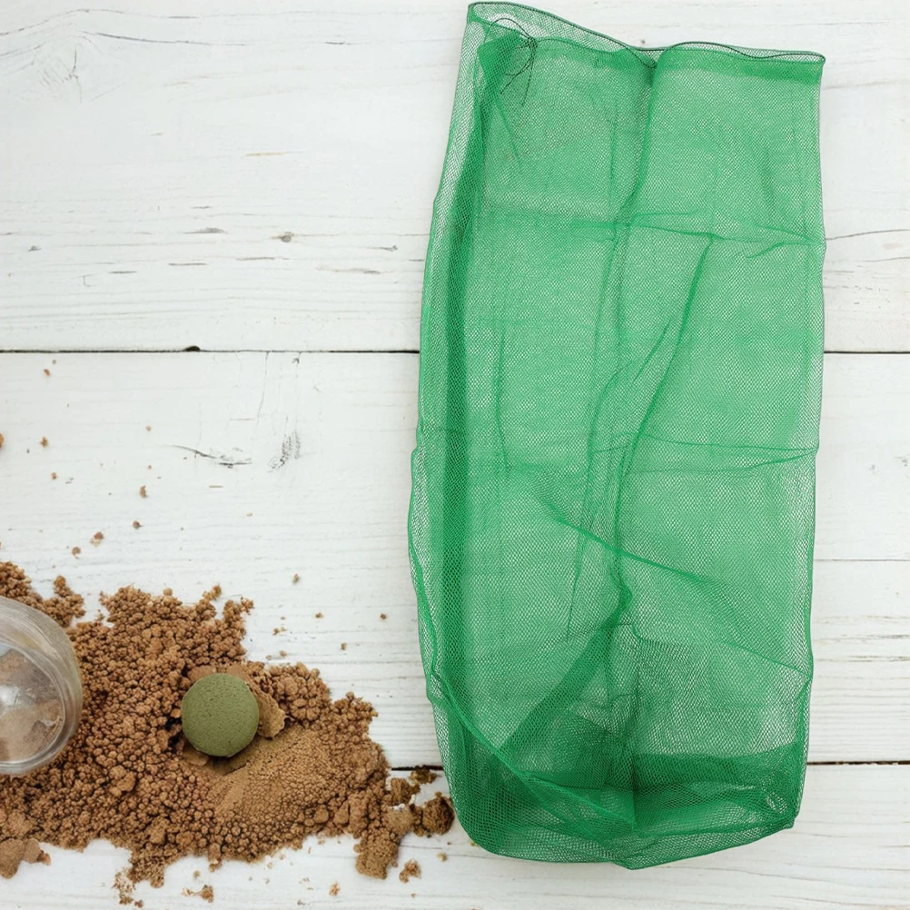 

2pcs Portable Bag Fish Catching Basket Fishing Net Foldable Durable Nylon Foldable Fine Mesh Catching Basket Storage