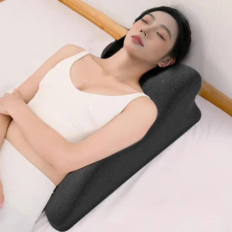 Bed Wedge Pillow Knee Wedge Pillow Supportive Bed Wedge Ergonomic Knee Wedge Pillow Portable Comfort Knee Pillow For Reading