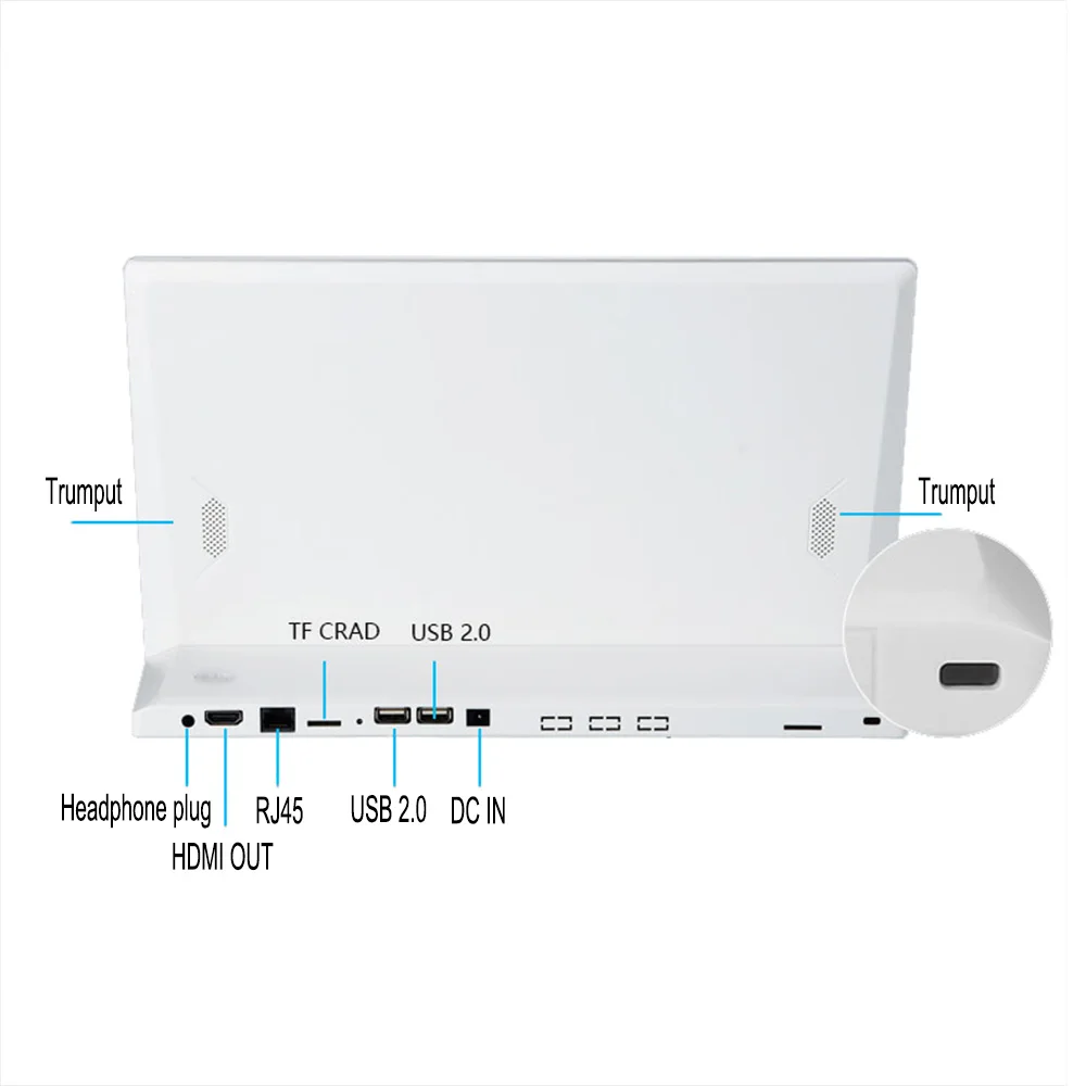 Imagem -03 - Android Desktop Touch Screen Display l Forma 14 Polegada Restaurante Menu Cliente Pedidos Pos Barato Móvel Computador