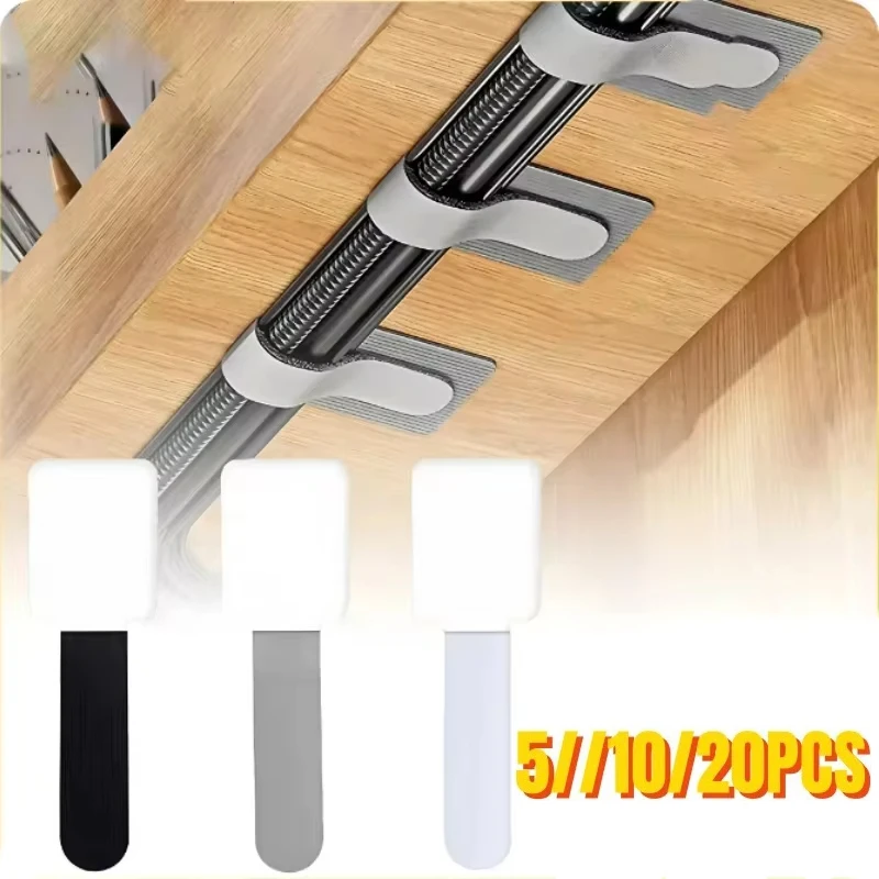 Ties Fastening Wire Reusable Cable Organizer Cord Rope Holder Self Wall Adhesive Adjustable Cord Organizer Strap Desk Management