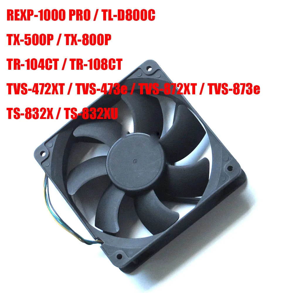 

Fan For QNAP REXP-1000 PRO TL-D800C TX-500P TX-800P TR-104CT TR-108CT TVS-472XT TVS-473e TVS-872XT TVS-873e TS-832X TS-832XU 12V