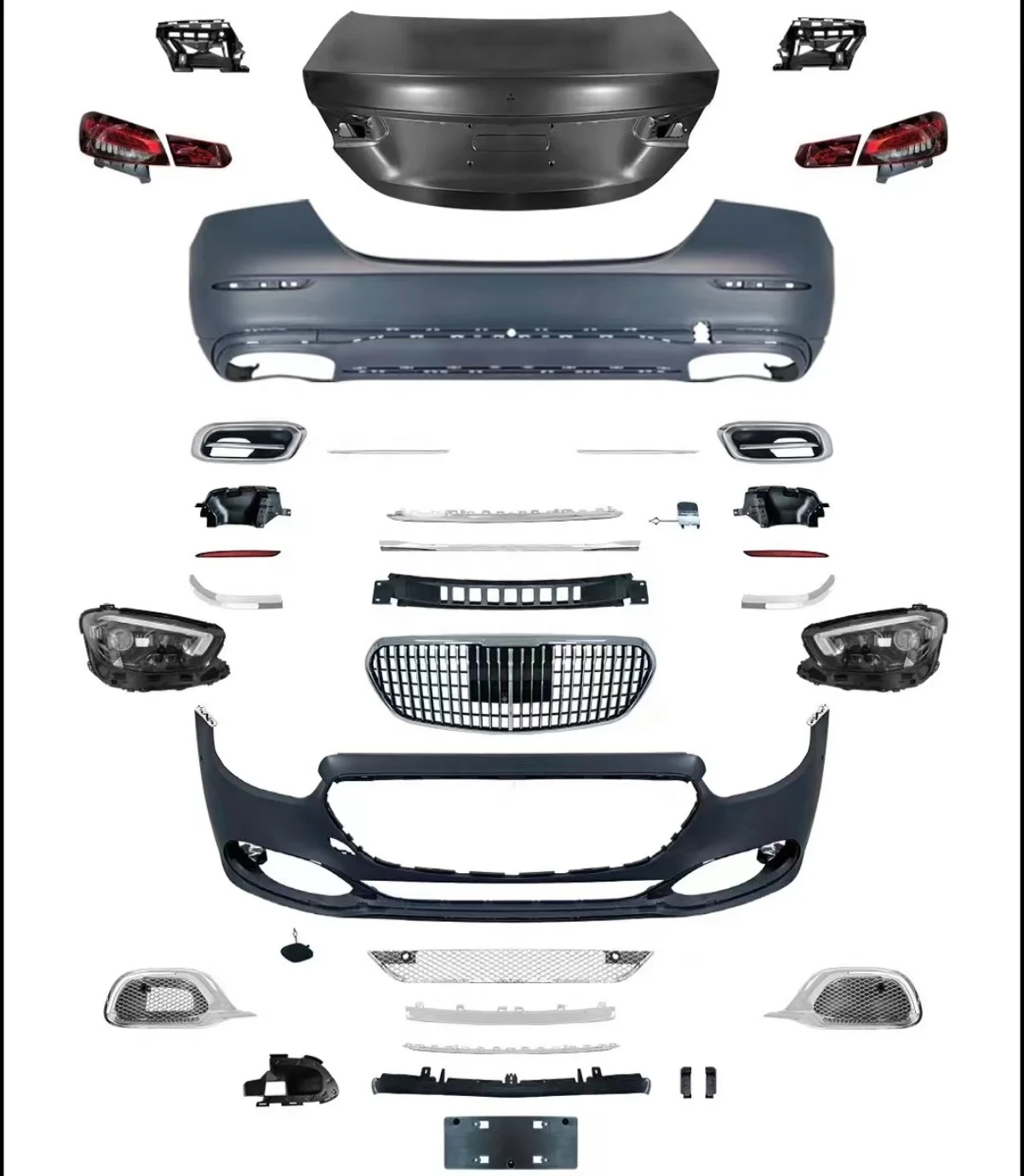 

Best W213 Bodykit Facelift for Benz Maybach W213 16-20y Old Upgrade New Plastic Car Auto Upgrade Body Kit