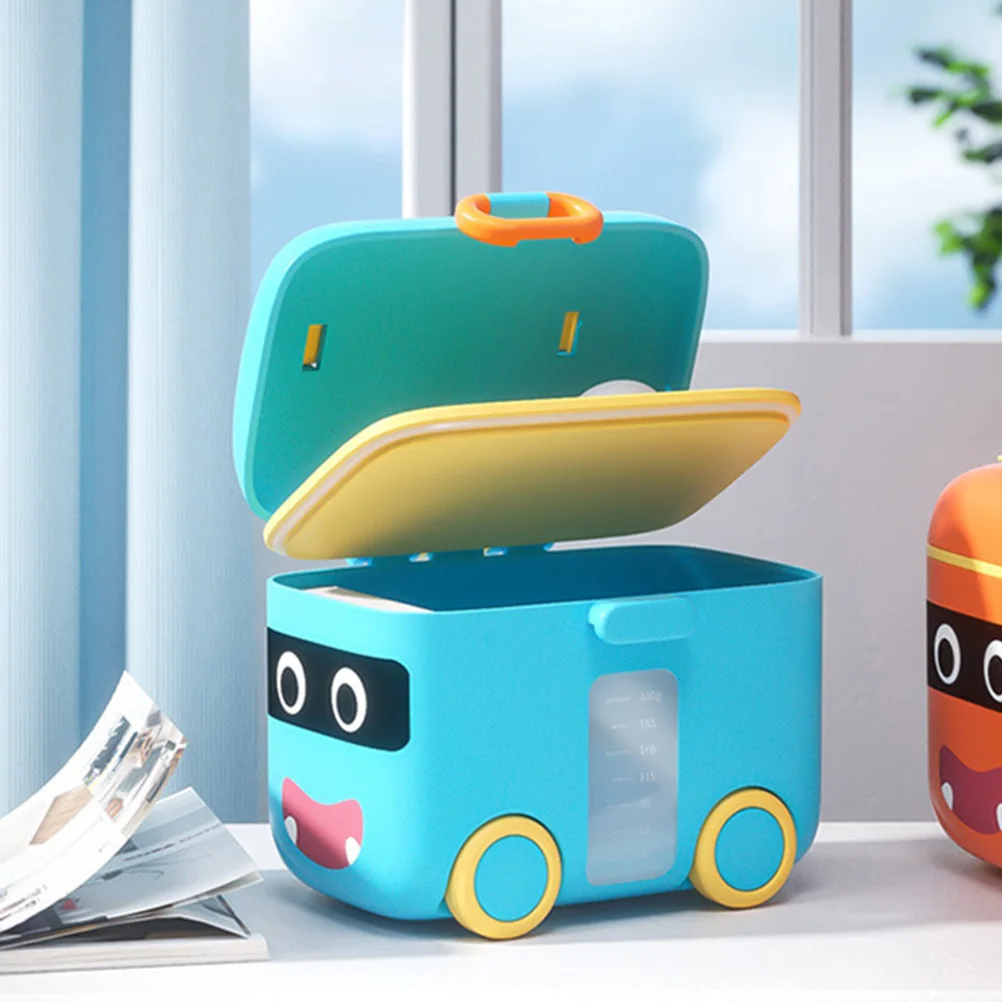 

Travel Milk Powder Container Portable Formula Storage Box Infant Dispenser Leak Proof Formula Dispenser