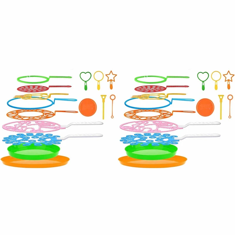 30-teiliges Zauberstab-Set mit großen Blasen für Kinder, kreatives Spielzeug zur Herstellung von Blasen, bunte Blase für Outdoor-Aktivitäten und Partys