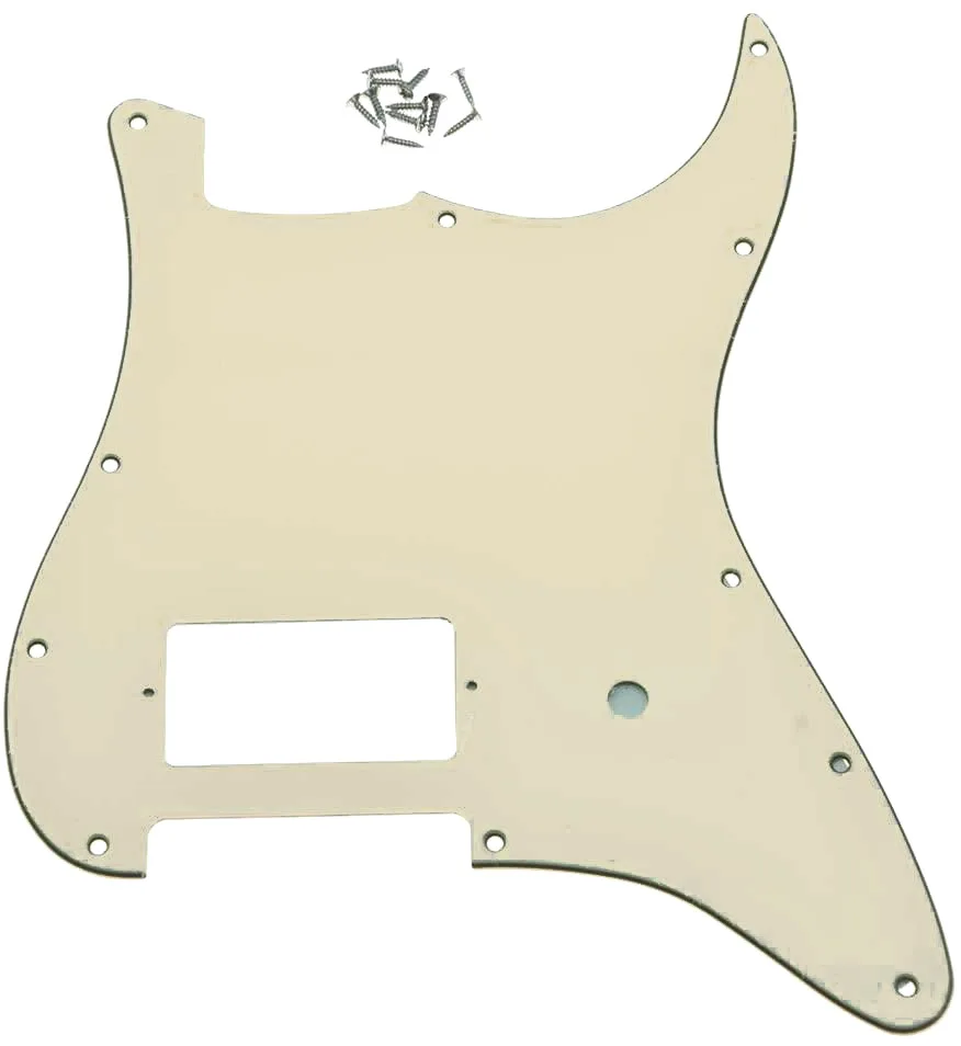 Dopro ST Strat One Humbucker Guitar Pickguard Scratch Plate Fits for Fender Delonge for Stratocaster Various Colors