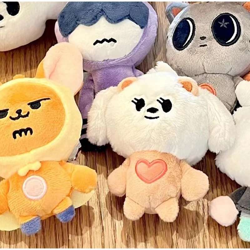 Dolls Kpop Cute Soobin Beomgyu Ppulbatu Same Plush Keyrings Tutu Bar Two-bar Doll Keychain Rings Plush Bag Pendant