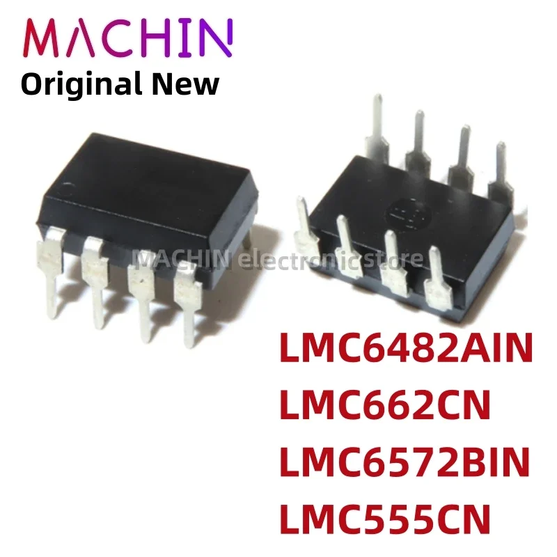 1pcs LMC6482AIN LMC662CN LMC6572BIN LMC555CN DIP-8 Nuevo IC Original DIP8