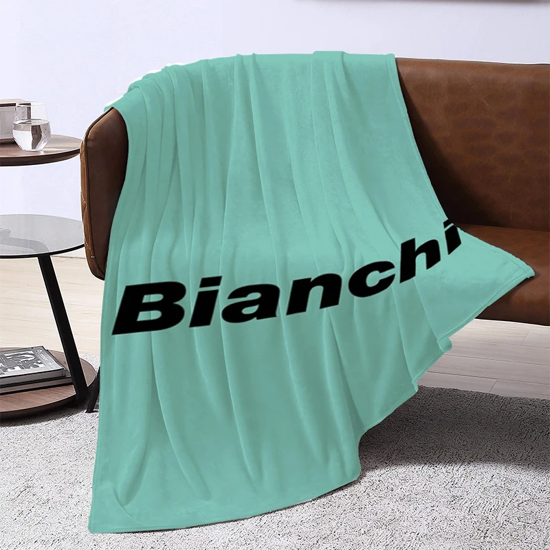 Bianchi Throw Blanket Blankets for Decorative Sofa Blanket Fluffy Soft Blankets & Throws Furry Summer Comforter Bed Double Logo