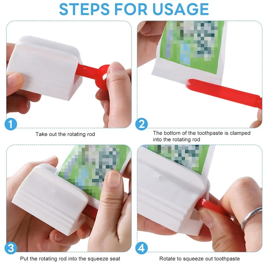 3/1pcs Toothpaste Rolling Tube Toothpaste Squeezer Multifunctional Toothpaste Seat Lazy Tube Press Tools Bathroom Accessories