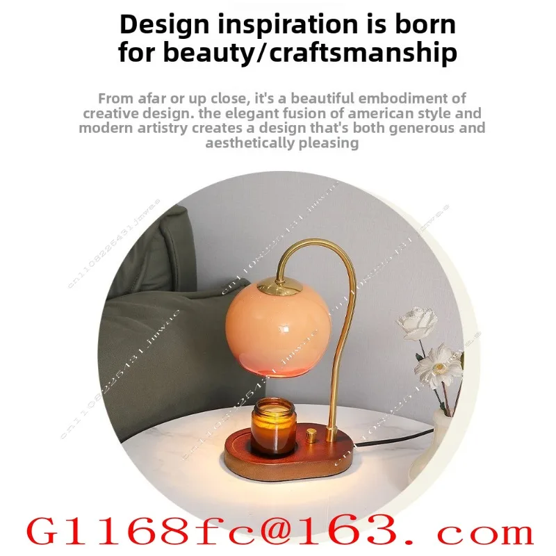 Mas Orange Scented Candle Light Bedroom Bedside Ambient Desk Light