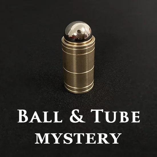 Ball & Tube Mystery Brass Close up Magic Tricks Illusion Stage Magic Magia Magie Magicians Prop Accessory Illusion Gimmick