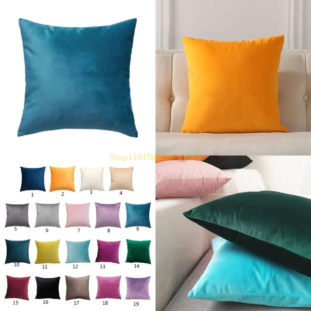 Pillow Cover 45x45cm Square Throw Pillow Cover Cushion Covers for Bedroom Dormitory Bed Sofa Decoration best sale
