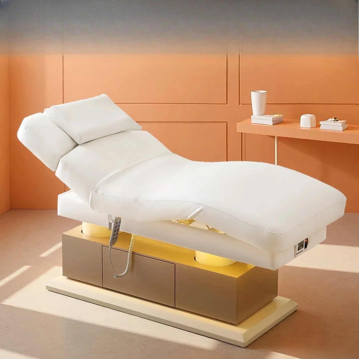 TPK electric beauty bed, latex massage bed exclusively for beauty salons, multifunctional smart premium SPA massage bed heating