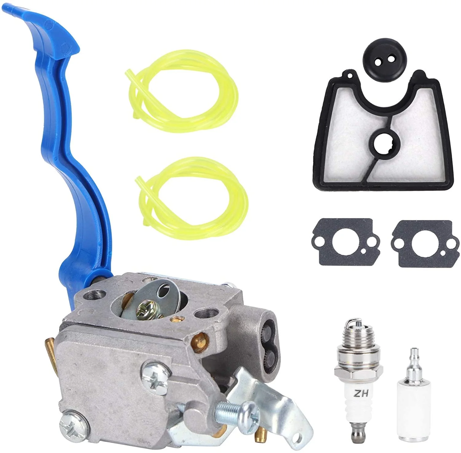 Imagem -03 - Carburador Kit Filtro de ar para Jardim Equipamentos de Energia Soprador de Folhas 125b 125bx 125bvx C1q-w37 545 08 1811