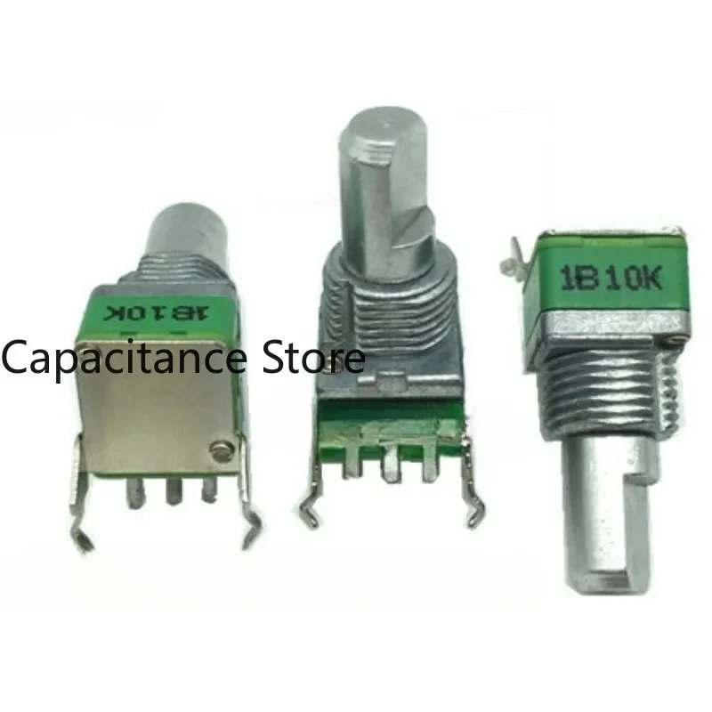 

5PCS 9-type precision potentiometer RD901F-B10K single link 3-pin with bracket 15 half shaft