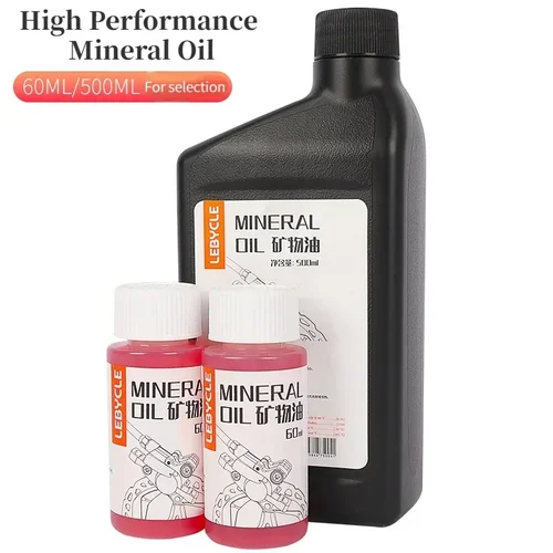 Imagen 2 del producto LEBYCLE Líquido de frenos de aceite mineral para bicicletas de montaña: compatible con cambiar al ras y llenar frenos de bicicleta con facilidad