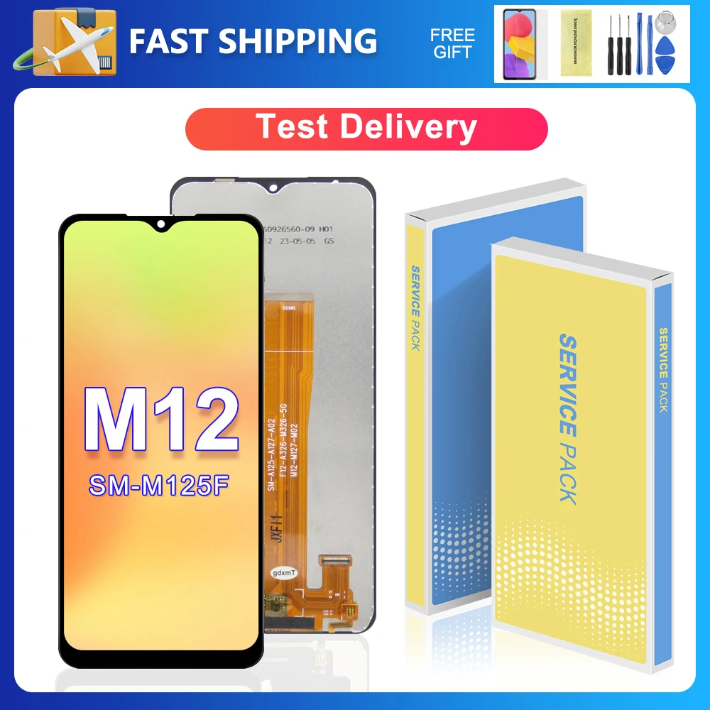 M12 For Samsung 6.5\'\'For  M127 M127F SM-M127F/DSN LCD Display Touch Screen Digitizer Assembly Replacement