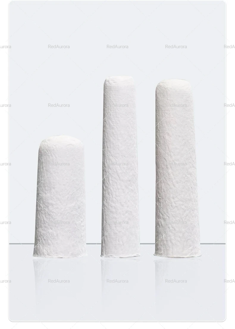 25Pcs/Box Cellulose Filter Paper Thimble Extractor  Sleeve Soxhlet Extractor Multiple Cylinder Specifications