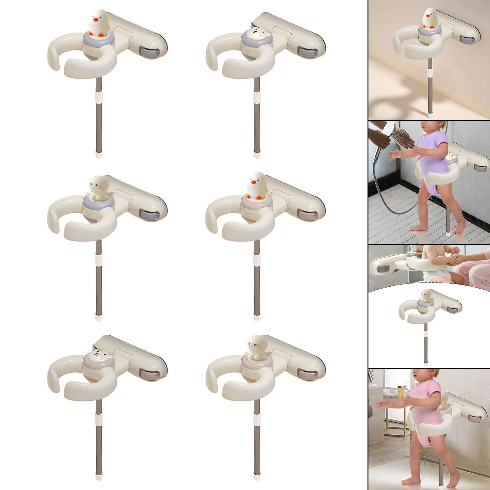 

Baby Bath Stand Strong Suction Cups Bath Hug for Tub 6 Months to 3 Years Old