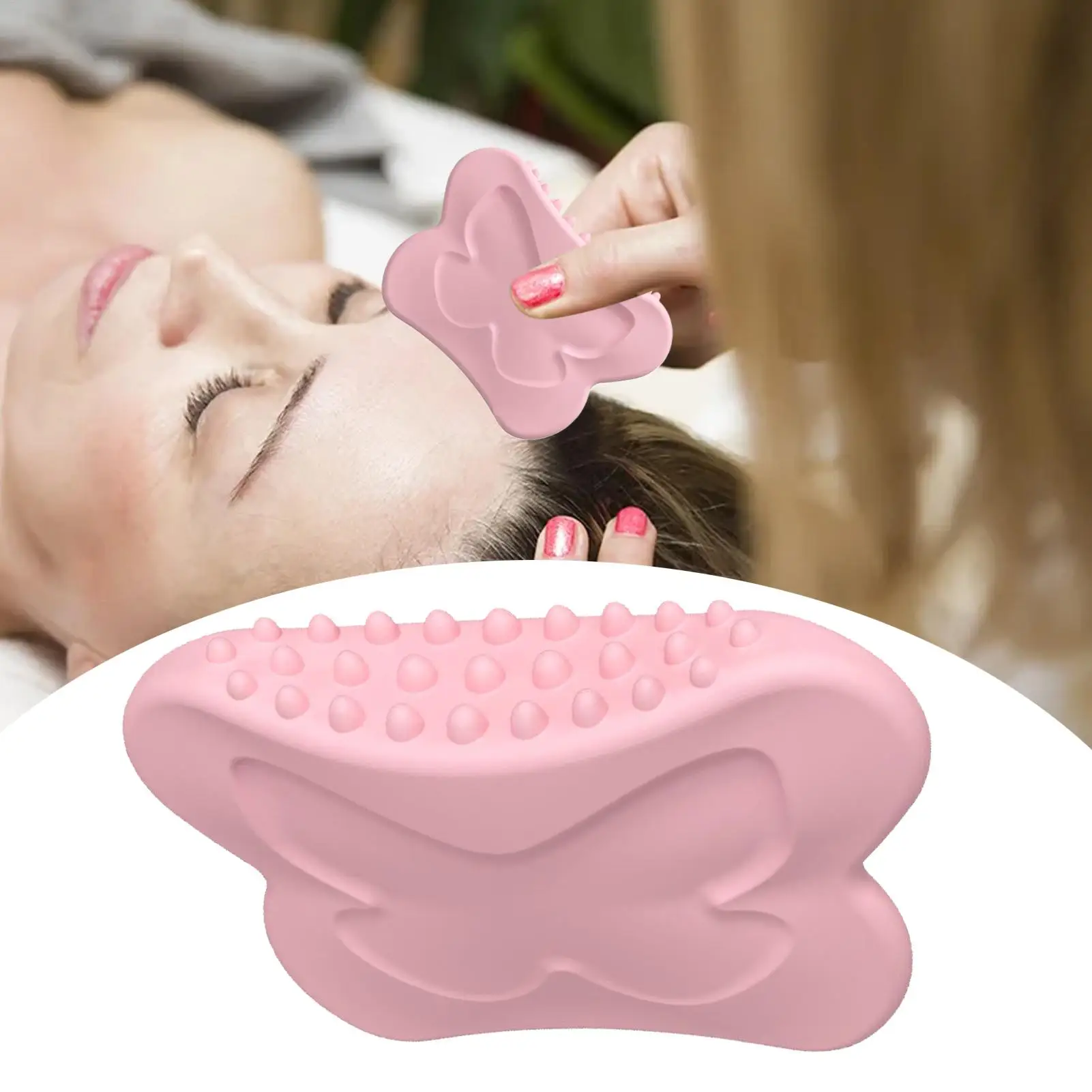 Skrobak do twarzy, płytka do masażu skóry twarzy, silikonowa, wielokrotnego użytku, narzędzie do liftingu skóry twarzy, codzienna pielęgnacja masażem.