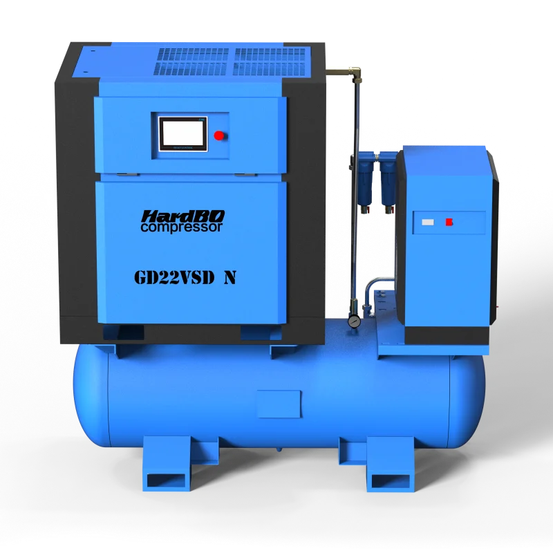 

20hp 15KW Three-Phase 380V Screw Air Compressor with Air Tank for Fiber Laser Machine