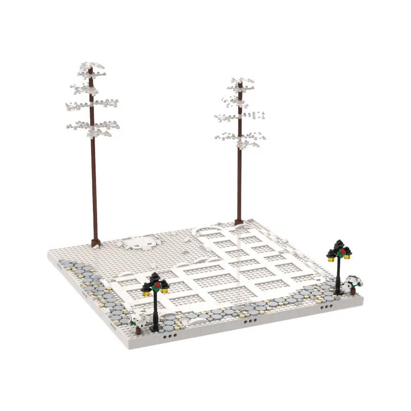 667 PCS Medieval Display forset Excluding 21330 Home Alone, MOC Customize Modular Building Block Brick DIY Boy Holiday Toy Gifts - view 2