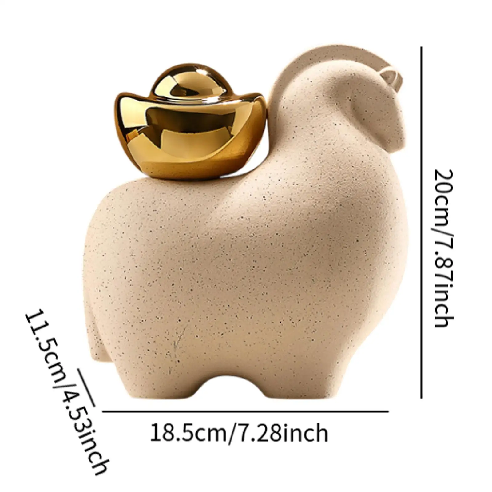 Mini Dierenstandbeeld Chinese Fengshui Beeldje Creatief Ontwerp Tafelblad Decoratie