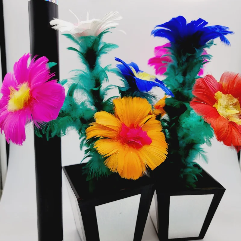

Instant Flower Vase Magic Flowerpot Splitting Magic Tricks One To Two Potted Flower Tray Stage Magic Props Magician Funny Games