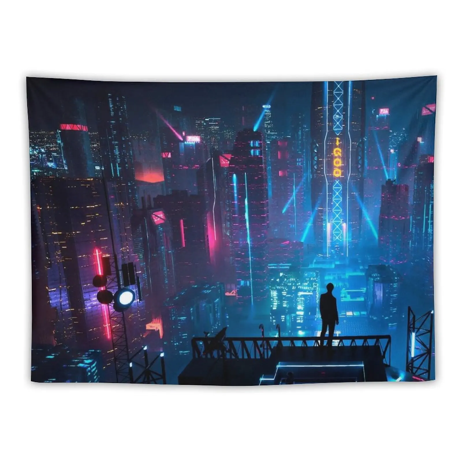 

Anime Cyberpunk City Tapestry Bedrooms Decorations Decorations For Your Bedroom Wall Tapestries Tapestry