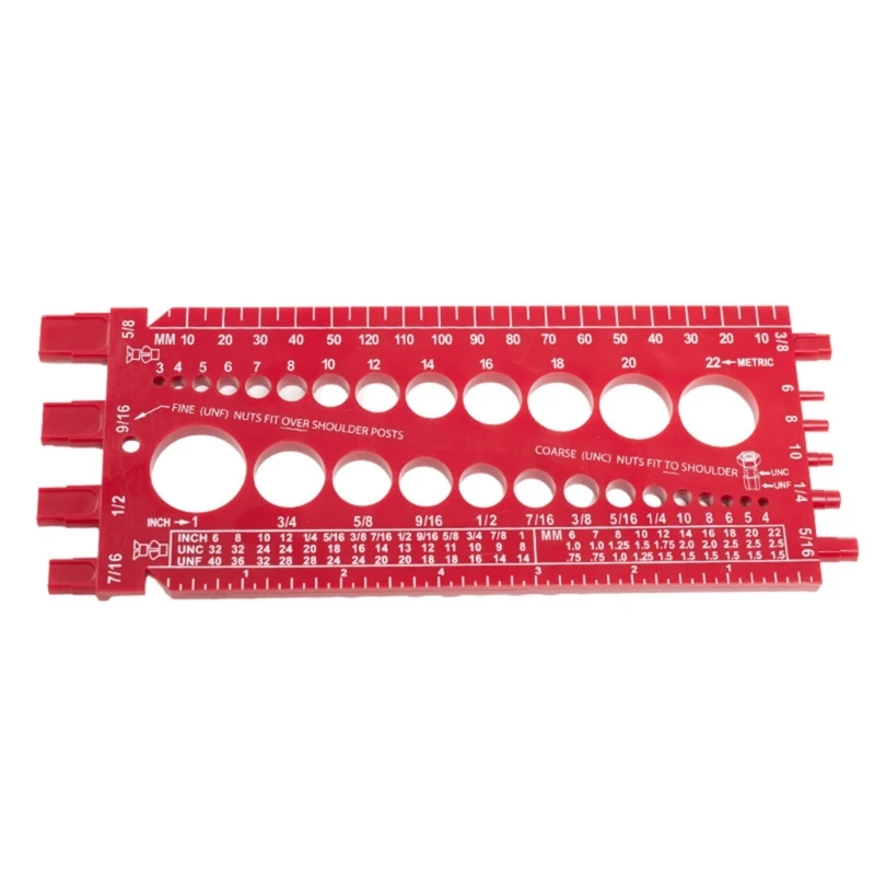 Nut And Thread Checker Measur Tool Standard Metric Male Female Gauge Tester