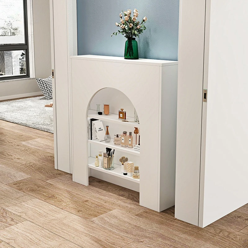 خزانة مدخل منزلية بسيطة، خزانة تزيين ممر غرفة المعيشة، خزانة عرض للتخزين، رف عرض، خزانة، صغيرة