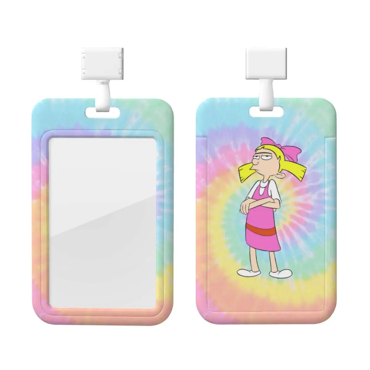 

Custom Hey Funny Arnold Card Badge Holder Hospitals Card Holder Unisex Neck Lanyard Credit Card Holders Neck Strap