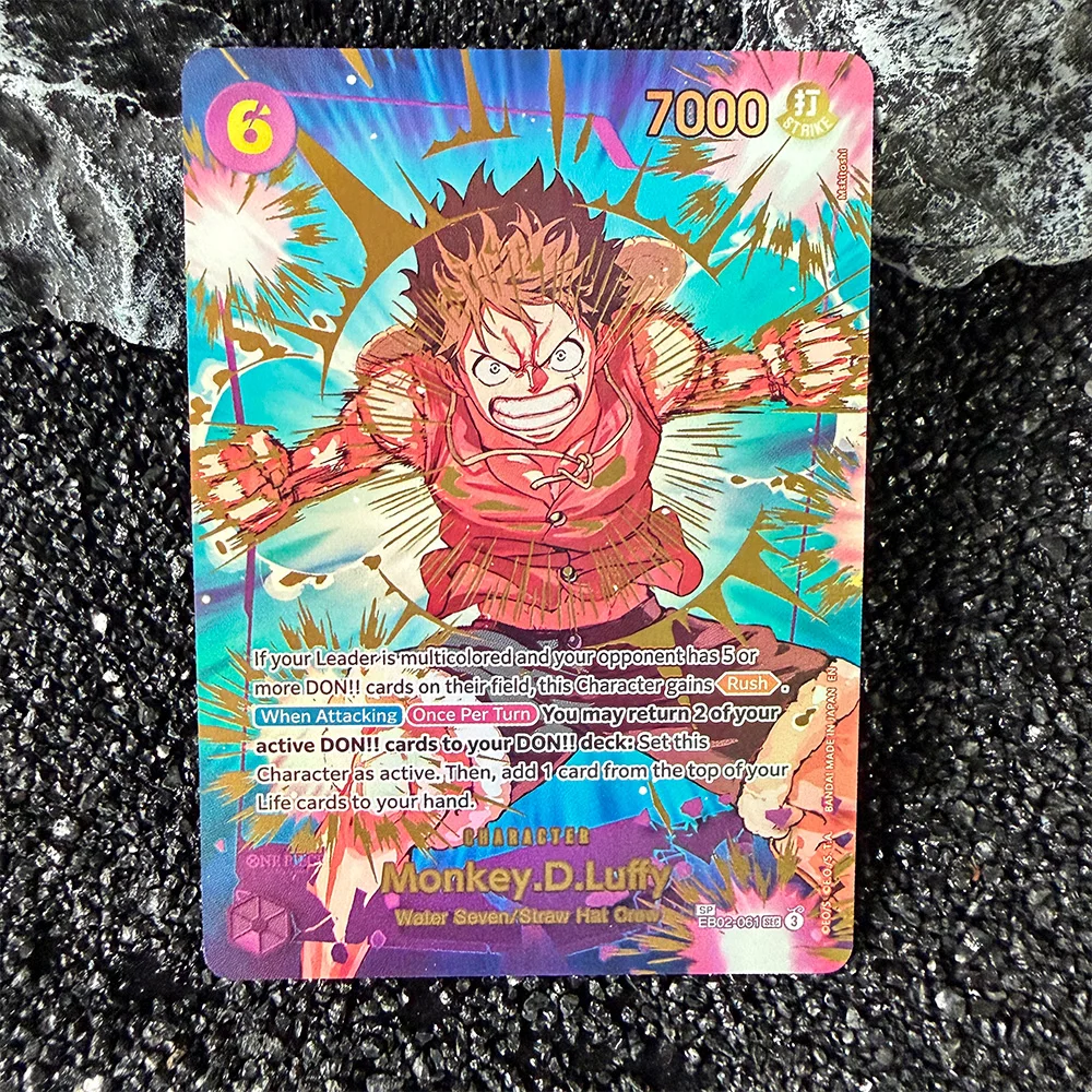 DIY Proxy OPCG Card Single Card English Luffy Shanks Law Anime Game Collection Card High Quality Replica Card Gift Trading Card - view 6