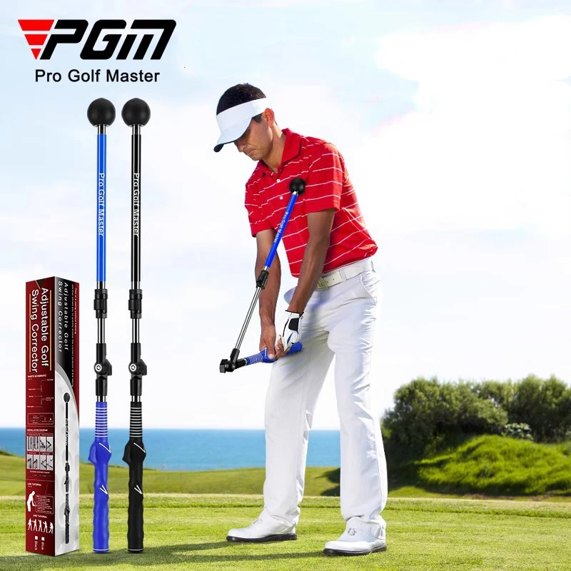 PGM Golf swing trainer Folding Correction Practitioner Adjustable Length Angle Beginner Available with Left Right Hands HGB023