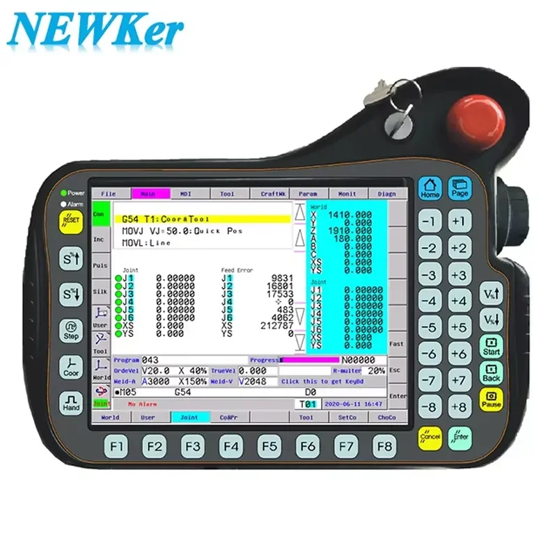 NewKer-i7 7 Axis   Controller for Mig Automatic Used Welding   for Steel