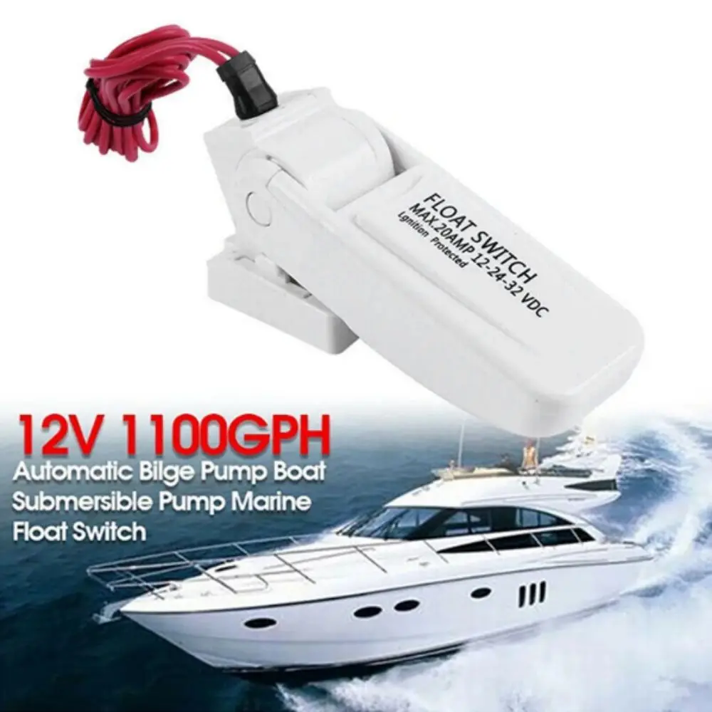 DC 12V Water Pump Switch Submersible Automatic Float Switch Electric Water Level Controller Bilge Pump Switch Bilge Pump