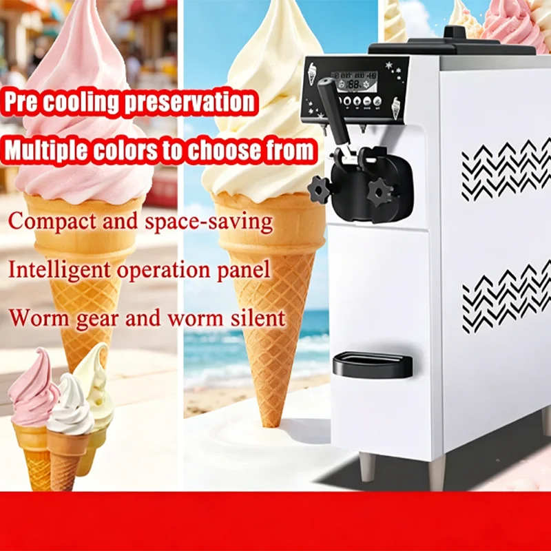 High Quality Automatic Soft Ice Cream Machine for Snack Factories High Productivity Factory Price
