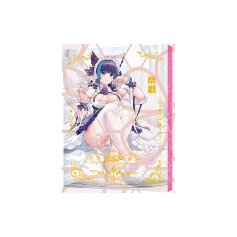 Goddess Story Ssp Series Hms Cheshire Boa Hancock Anime Characters Bronzing Collection Flash Card Cartoon Toys Christmas Gift