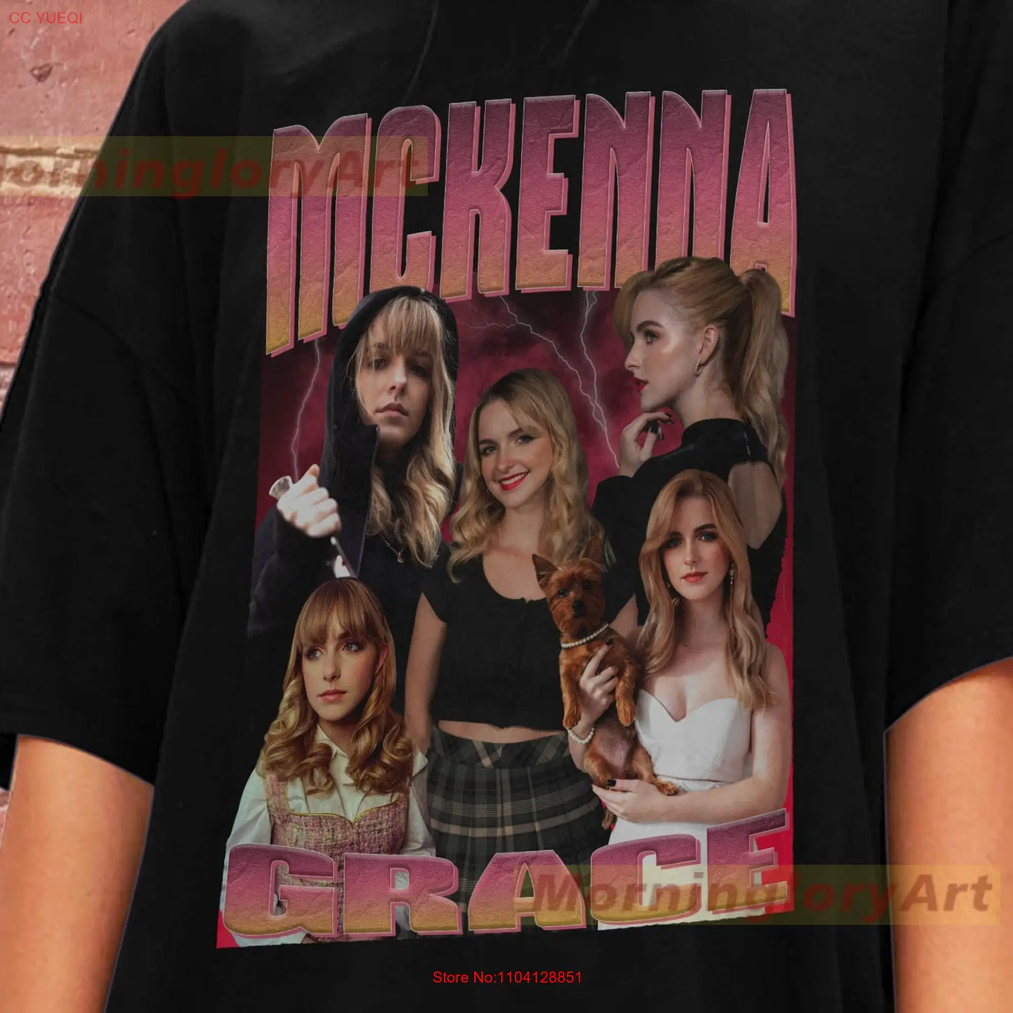 Mckenna Grace T Shirt SweaT Sweater Cotton Clothing long or short sleeves