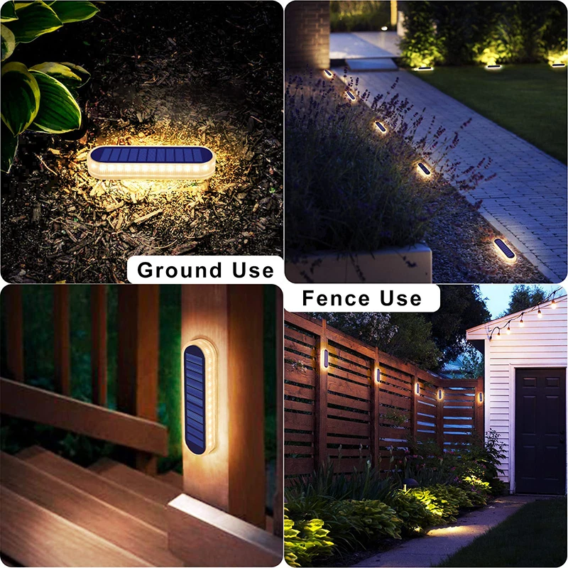 30LED Solar Power Step Light Outdoor Garden Solar Underground Light Deck Light Spotlight Buried Solar Led Lamp Garden Decoration