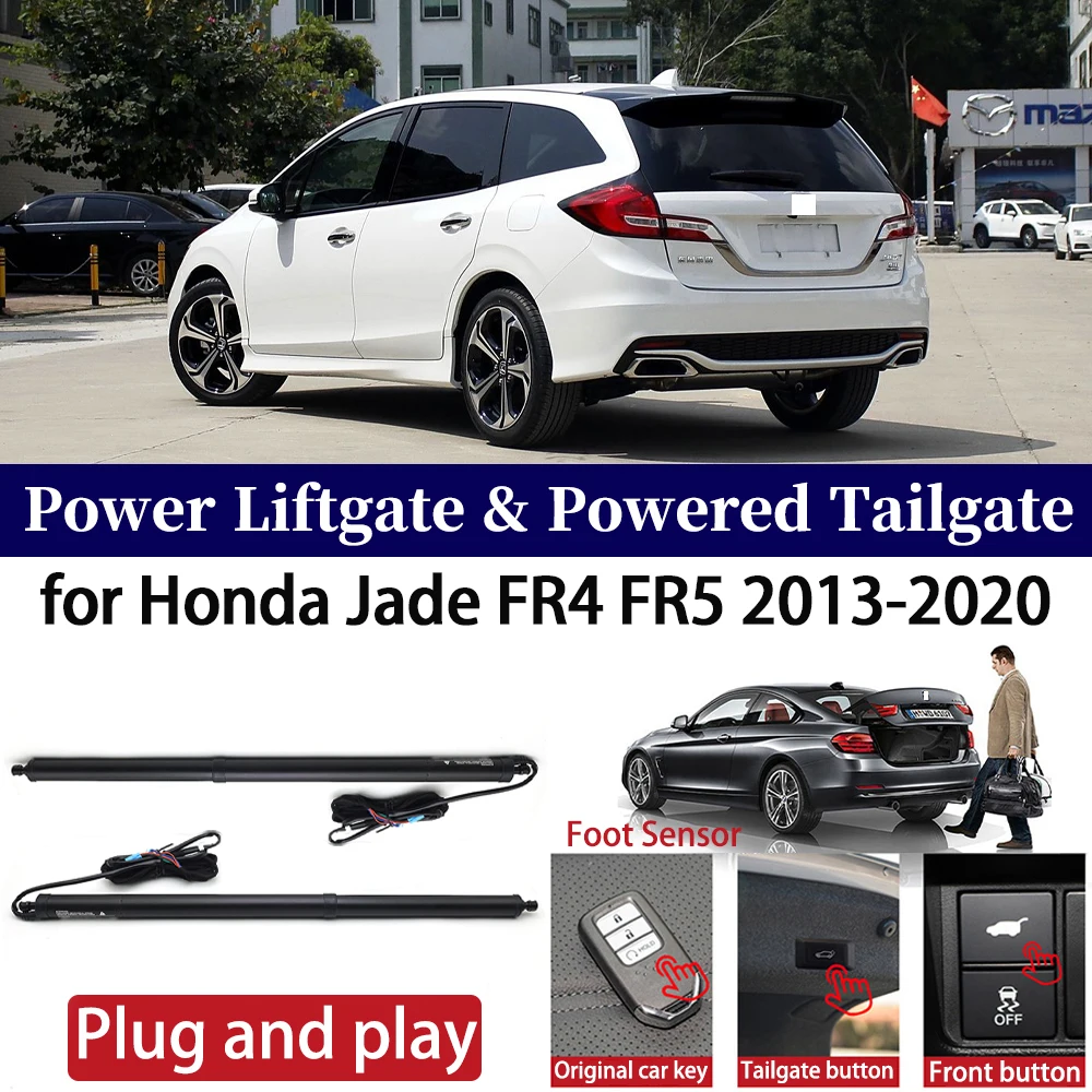 

ZhuCamX for Honda Jade FR4 FR5 2013-2020 Car Power Liftgate Automatic One-Click Powered Tailgate Strut opener Plug and paly