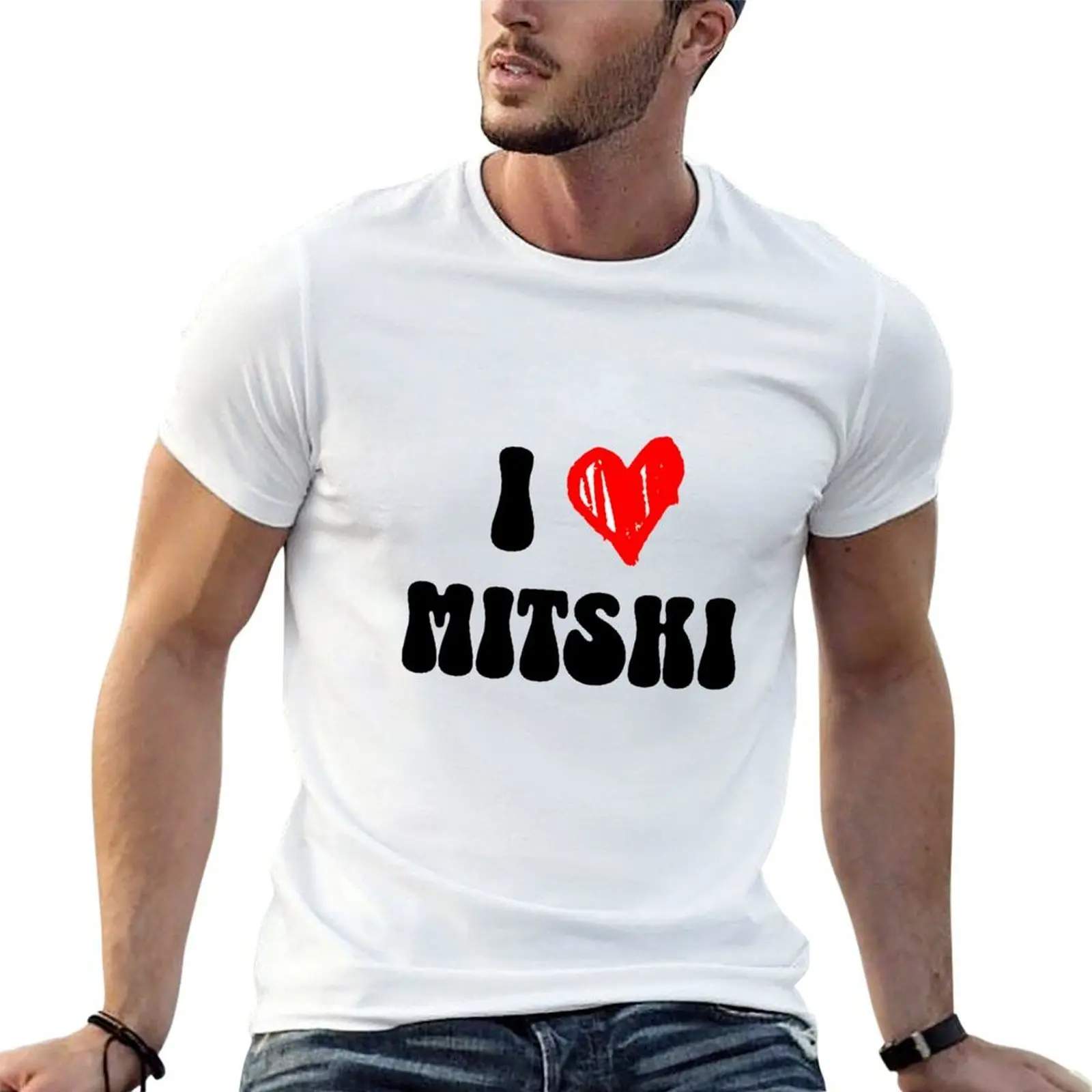 

I love mitski T-Shirt mens graphic t shirts t shirts cotton 100% T-Shirt