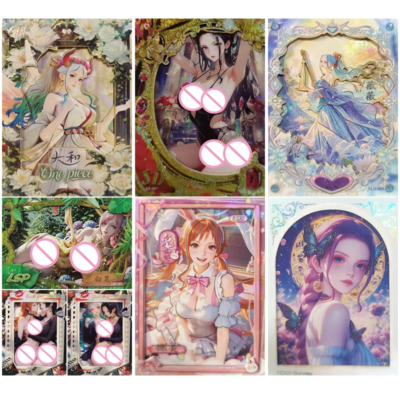 أنيمي قطعة واحدة SLR LSP SSA بطاقات بوا هانكوك نيكو روبن نامي ياماتو تحصيل بطاقات عيد الميلاد هدايا عيد الميلاد لعب الأطفال
